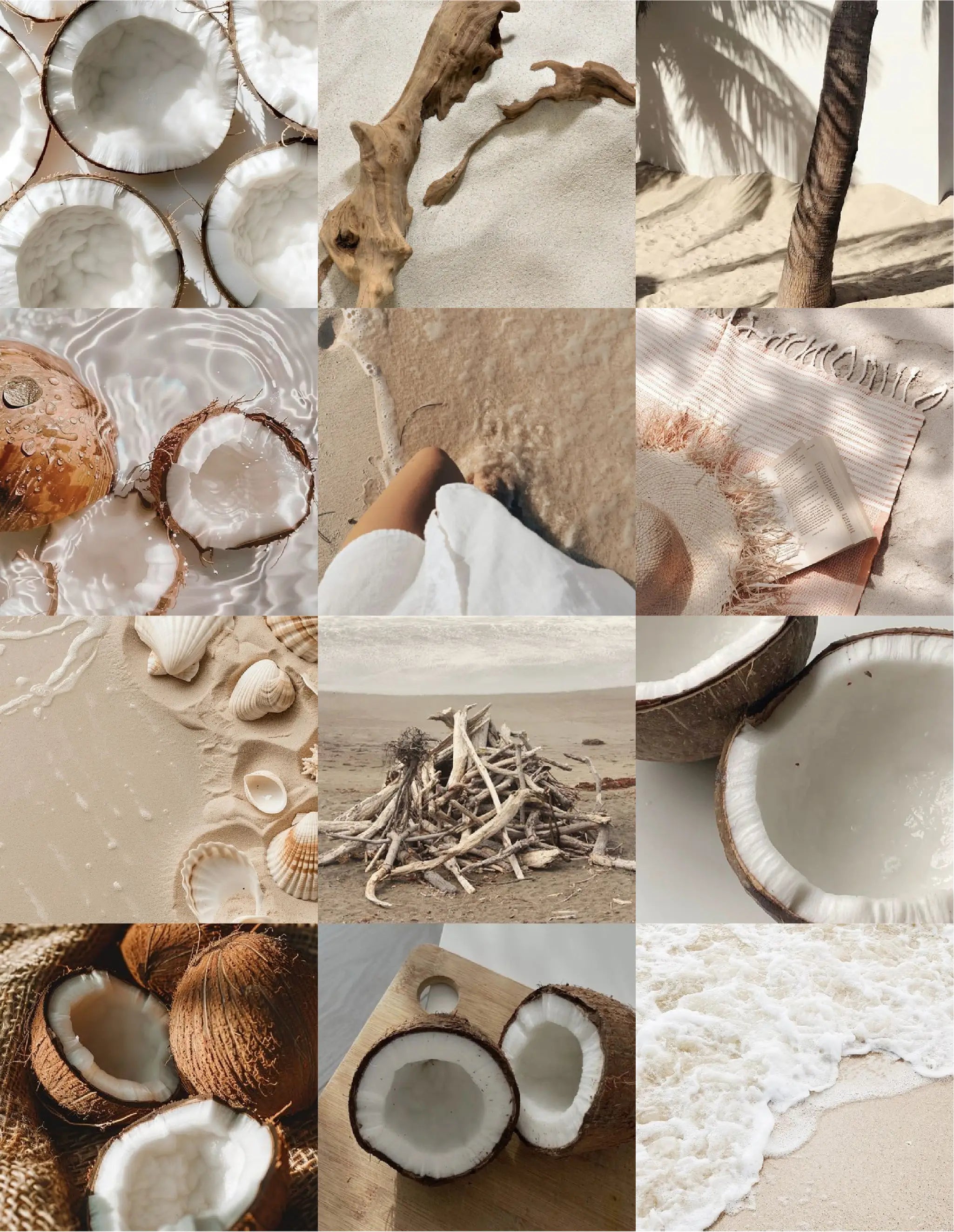 Composition visuelle parfum coco