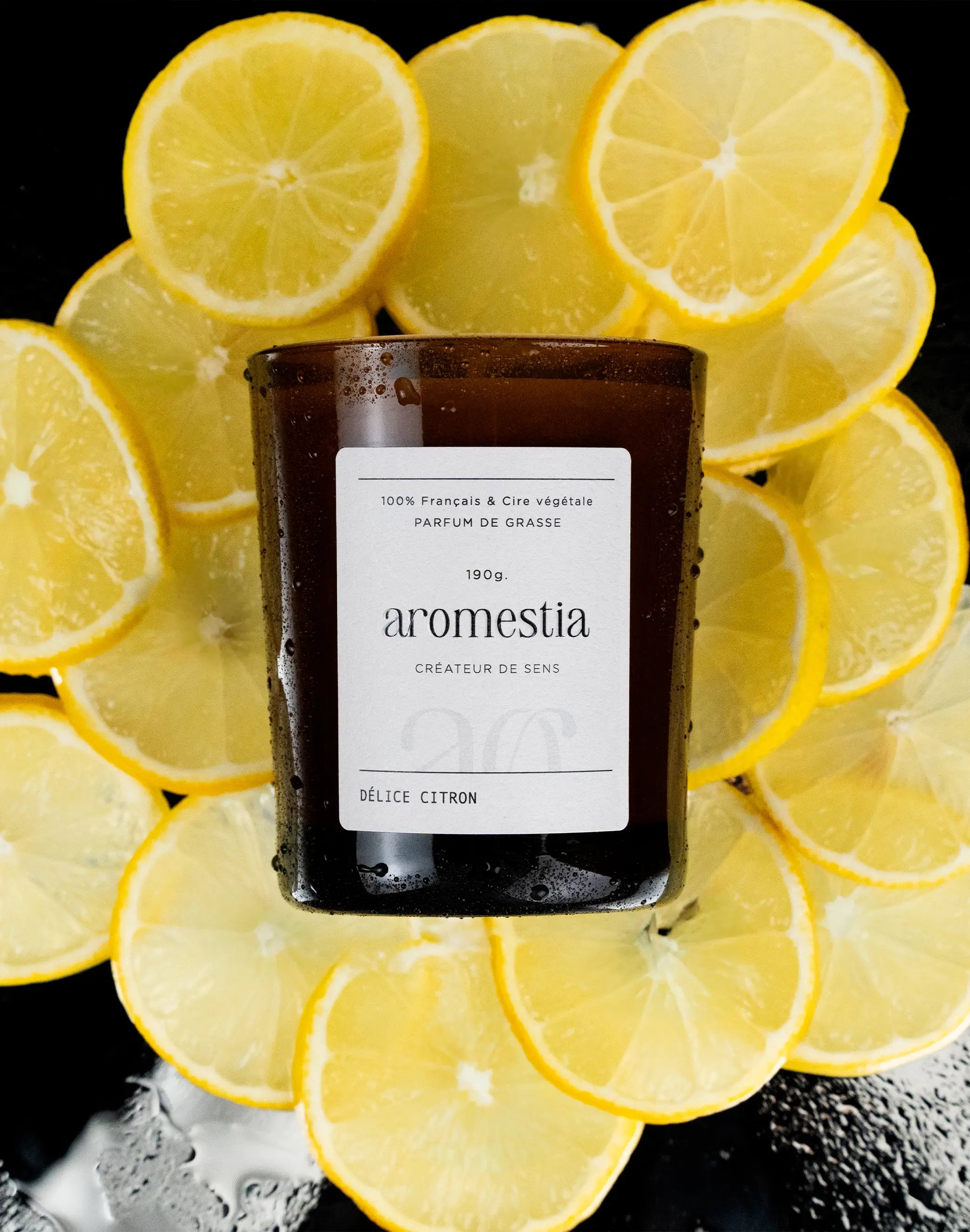 Bougie au citron Aromestia