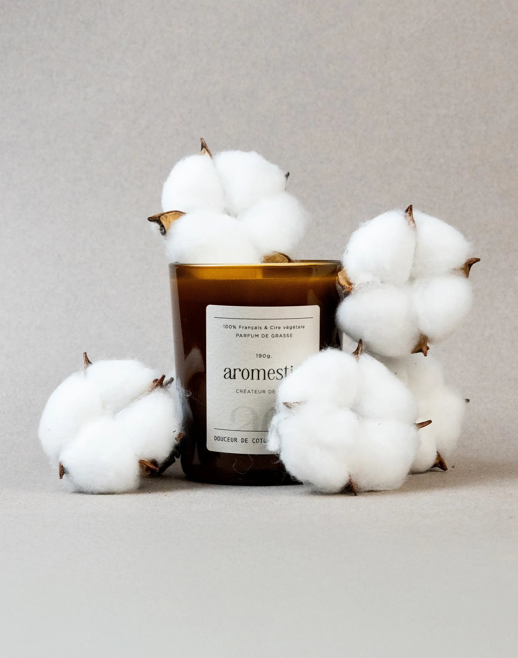 Bougie fleur de coton Aromestia