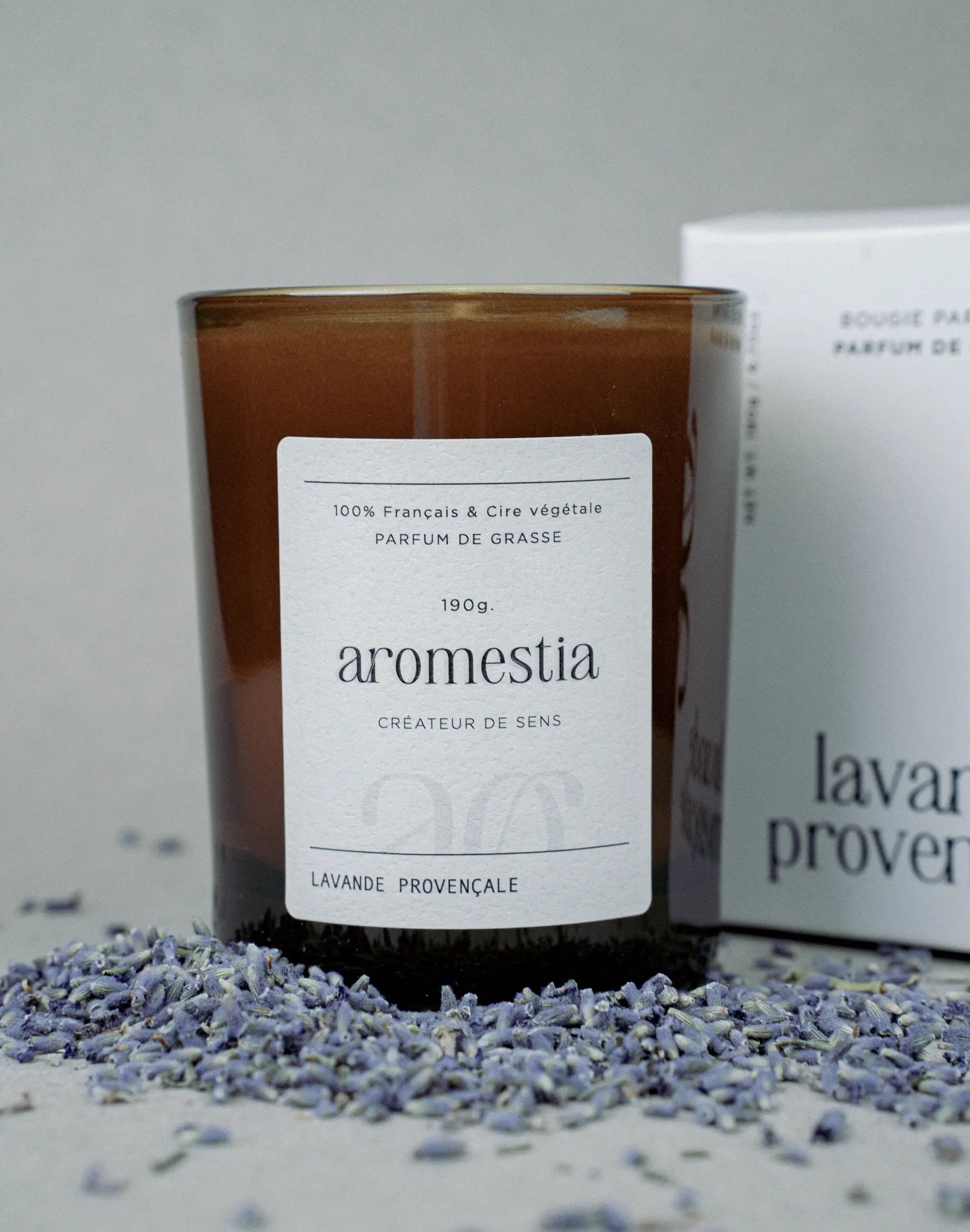 Bougie lavande Aromestia