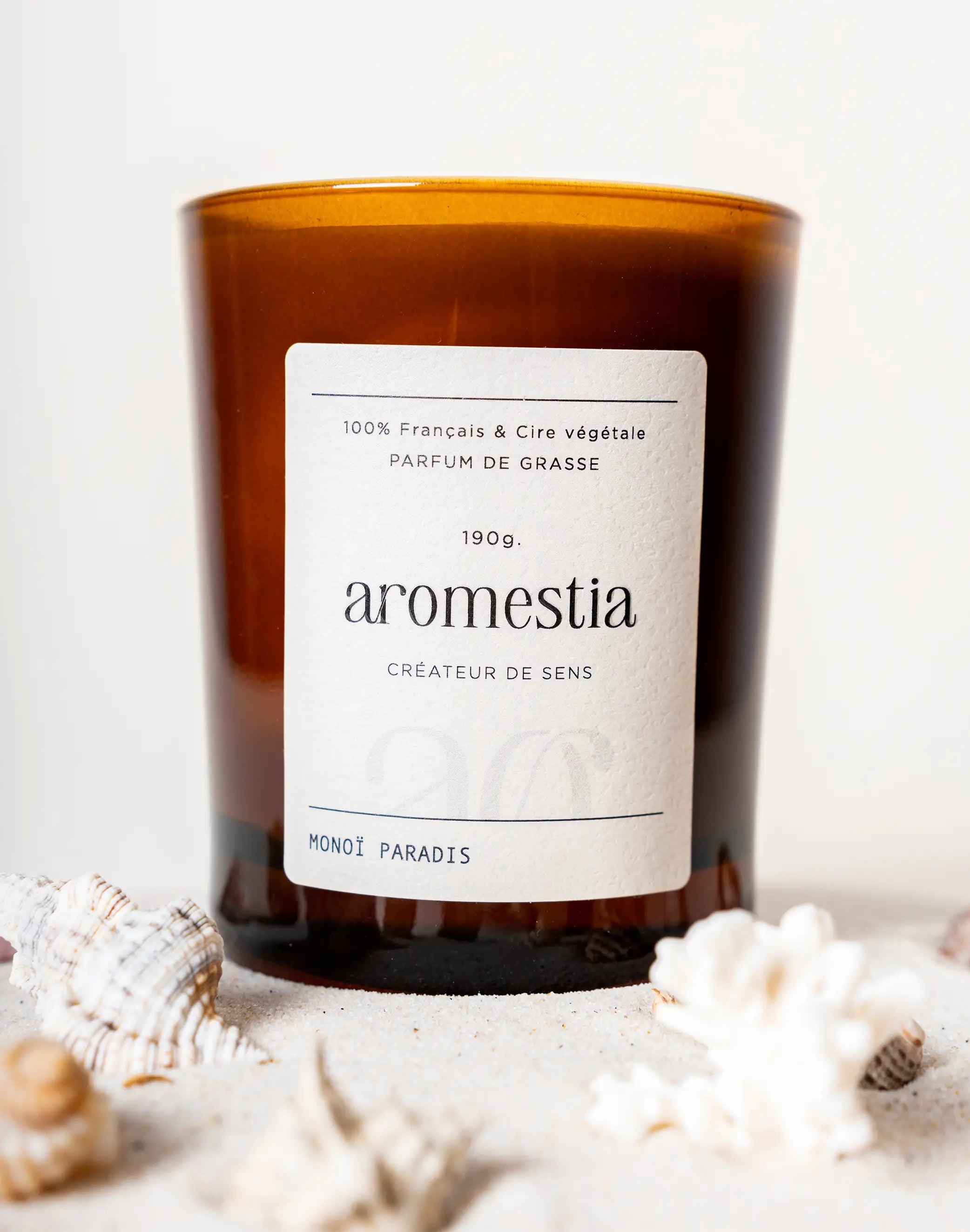 Bougie parfumée monoï Aromestia
