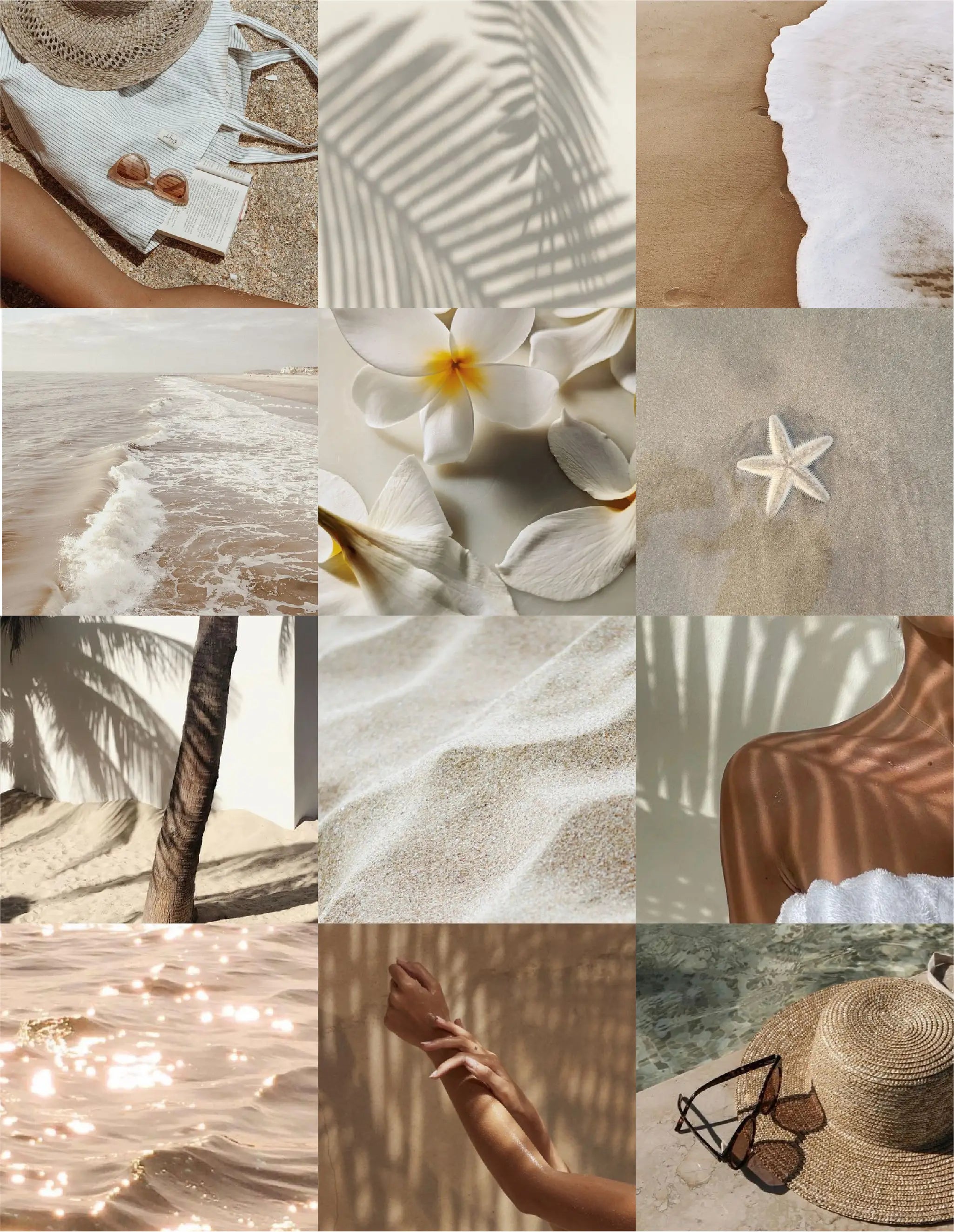 Composition visuelle parfum Monoï